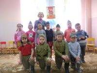 В детском саду прошел праздник, посвященный "Дню Победы"